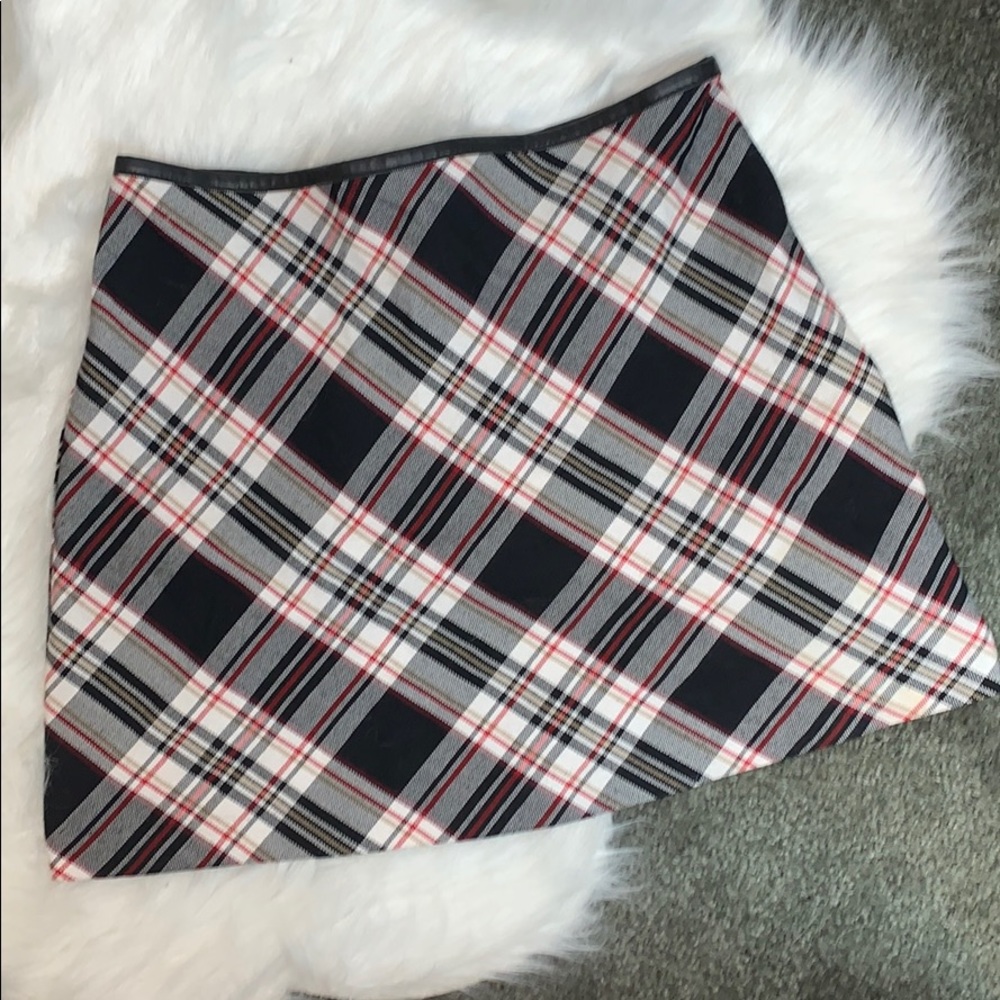 PLAID MINI SKIRT